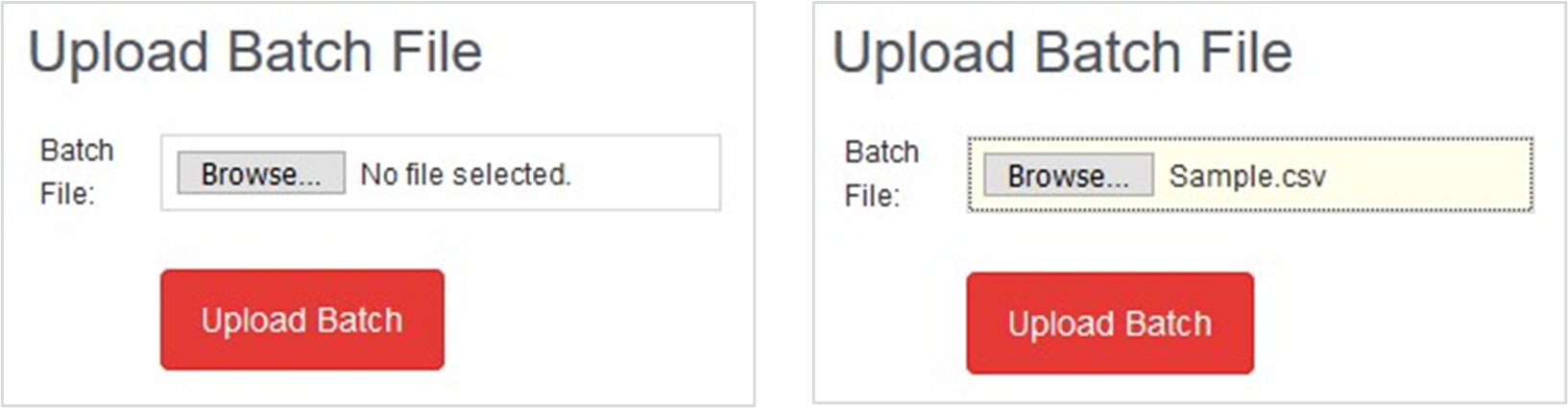 Upload Batch File