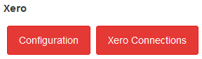Xero Connections option